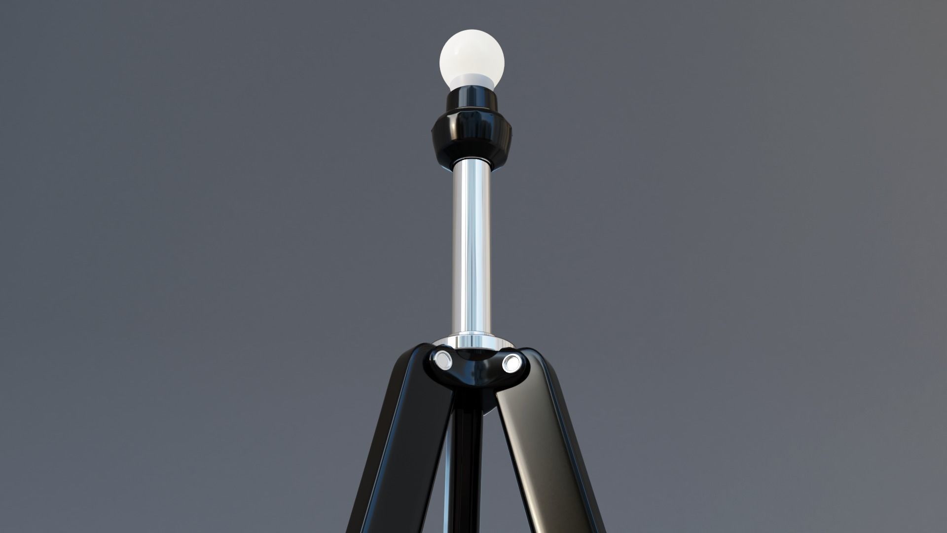 Tripod Black Abajur 3D model_6