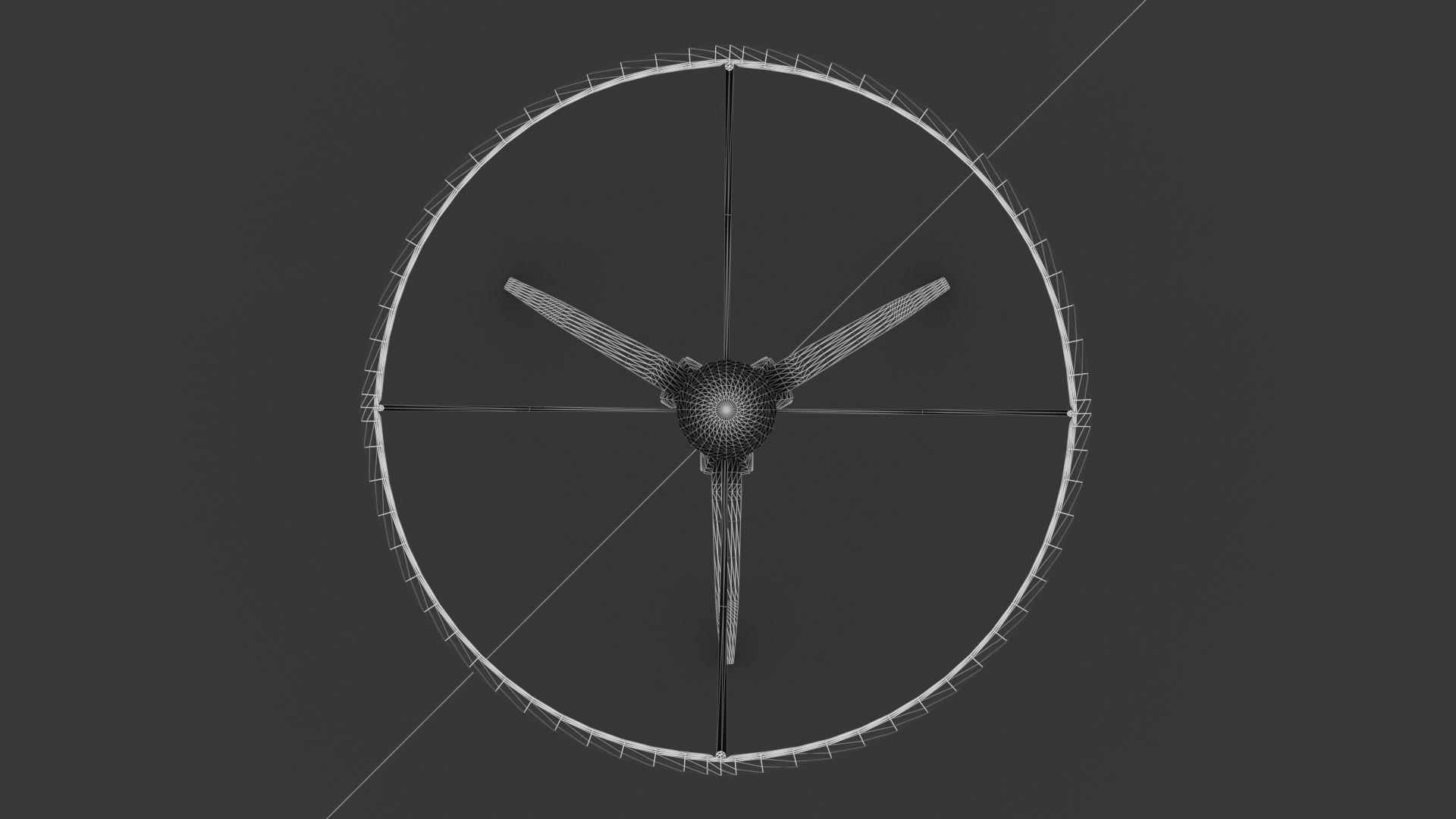 Tripod Black Abajur 3D model_17