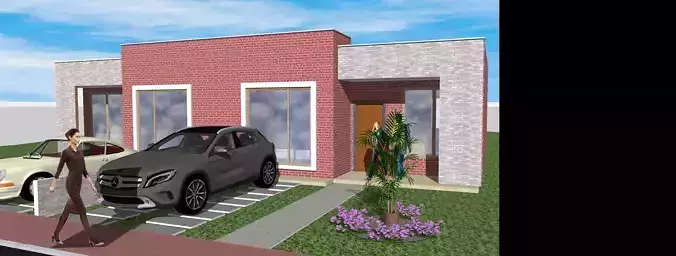 VIVIENDA MINIMA LADRILLO VISTO