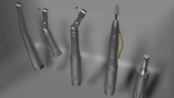 Dental handpieces KIT - High-res 3D model