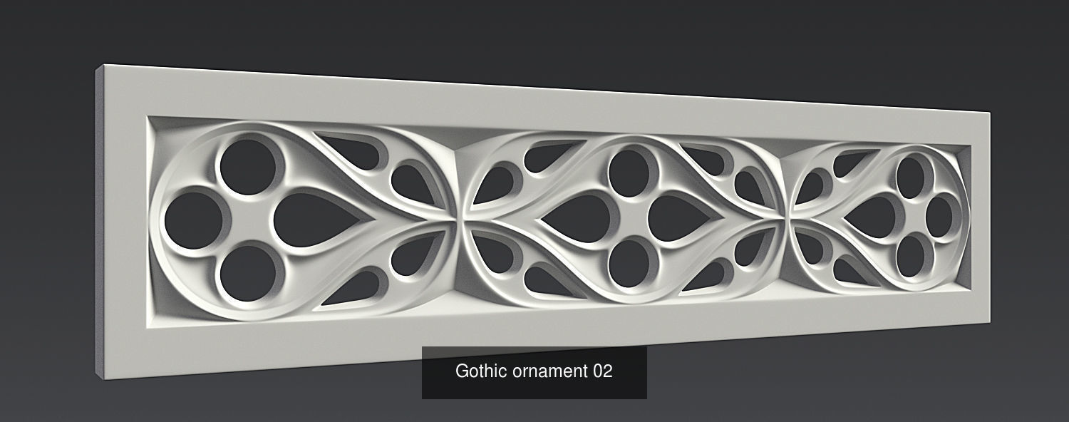 Gothic Decors 3D Model Collection_13