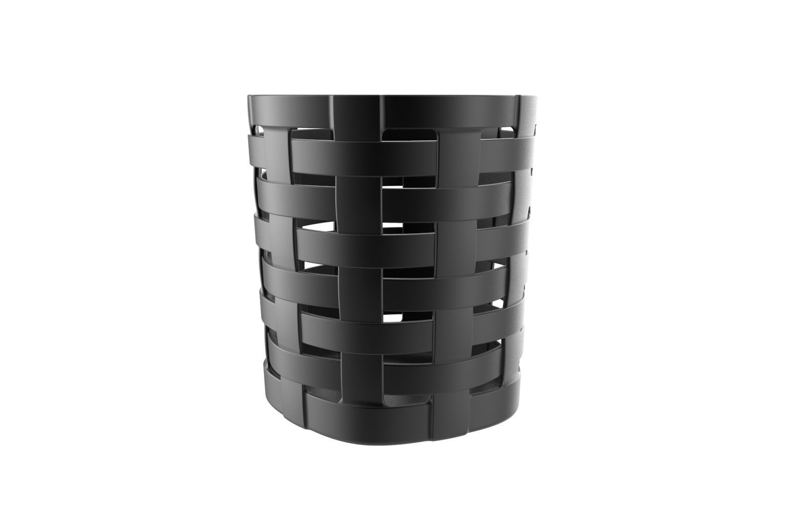 Wooven Penholder 3D print model_9