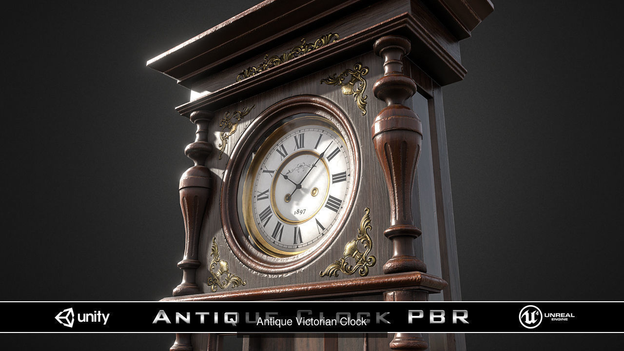 Antique Furniture and Appliances 3D Model Collection_16