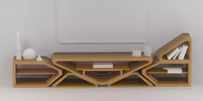Modular TV and media stand