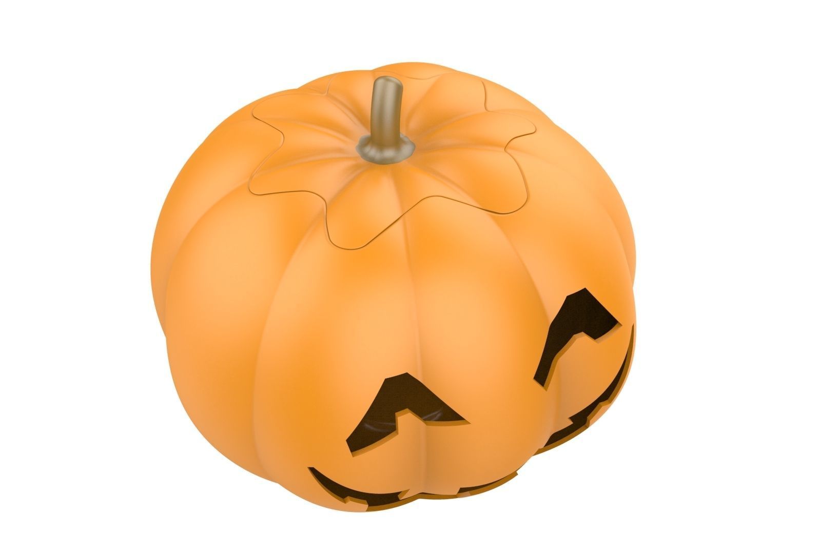 Halloween Pumpkin 3D print model_2