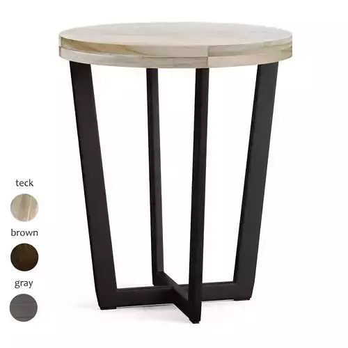 TOBA side table Low-poly 3D model