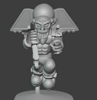 Goblin Stormboy - Rocketman Jetpack  Rocketgoblin FDM-friendly 3D print model_4