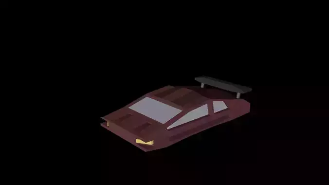 Super car Low Poly