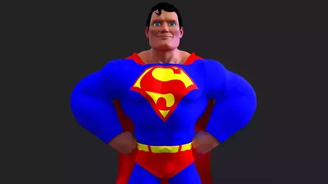 Superman - Clark Kent - Cartoon 