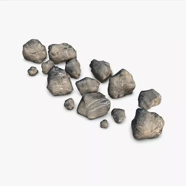 Rocks Low-poly 3D model