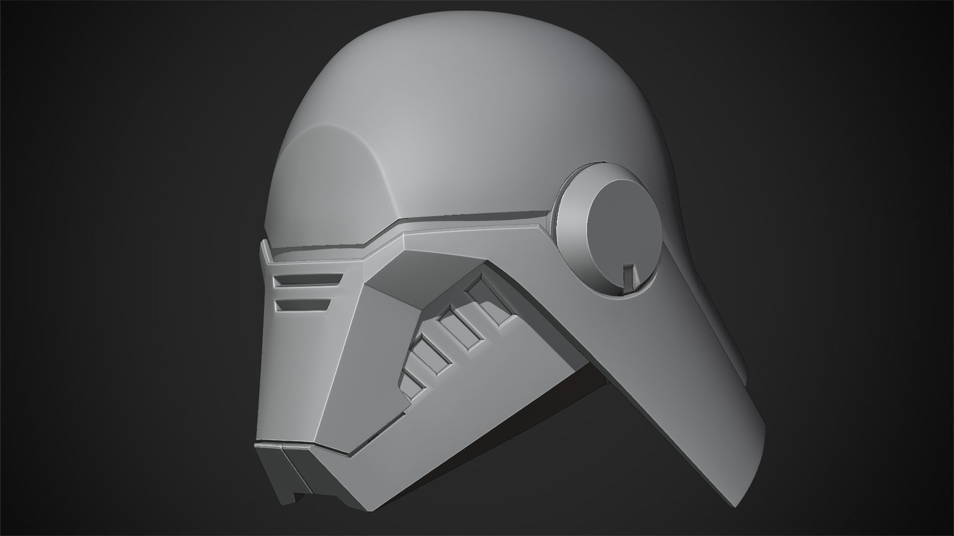 Second Sister Helmet for Cosplay 3D print model_11