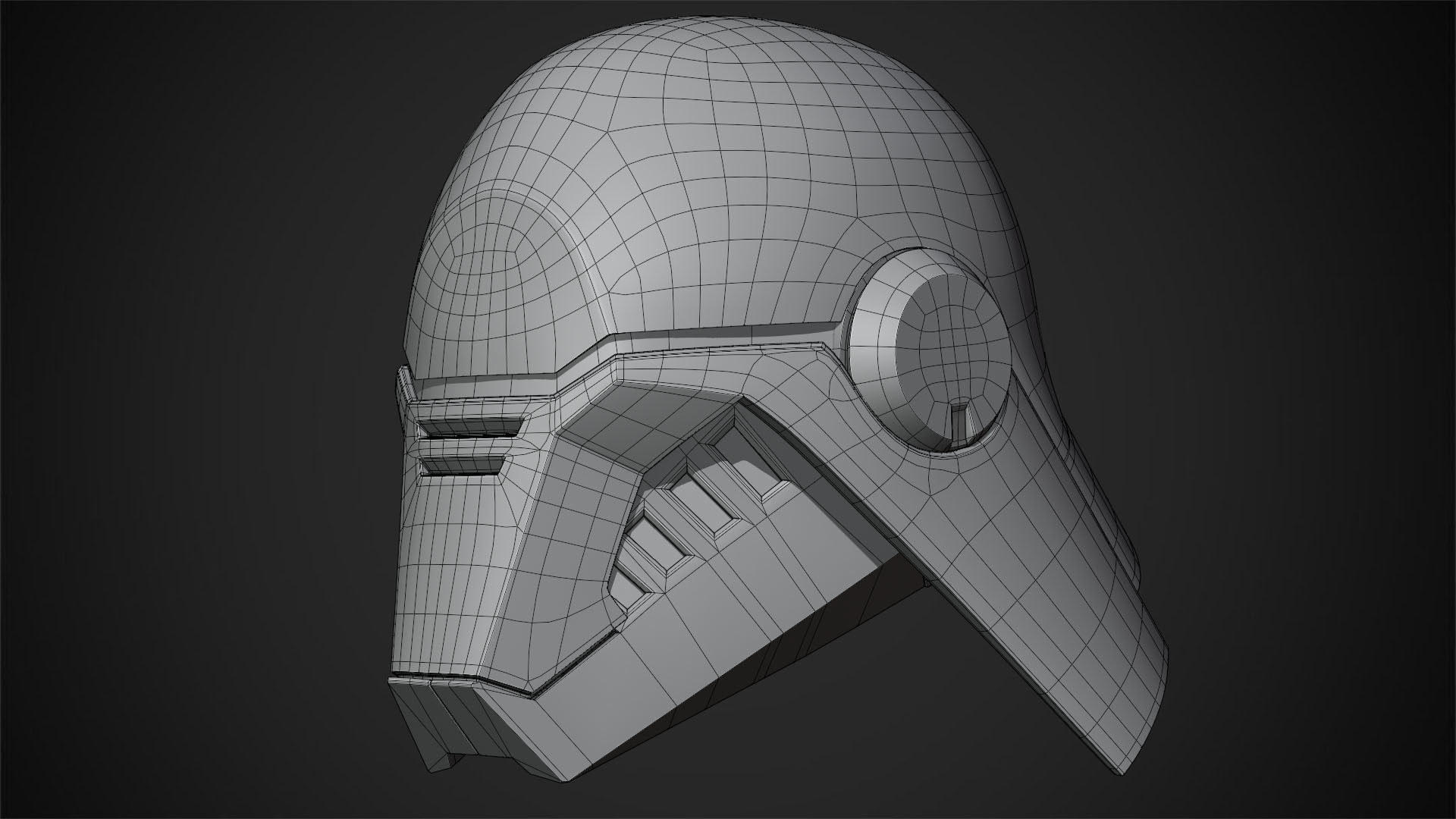 Second Sister Helmet for Cosplay 3D print model_12