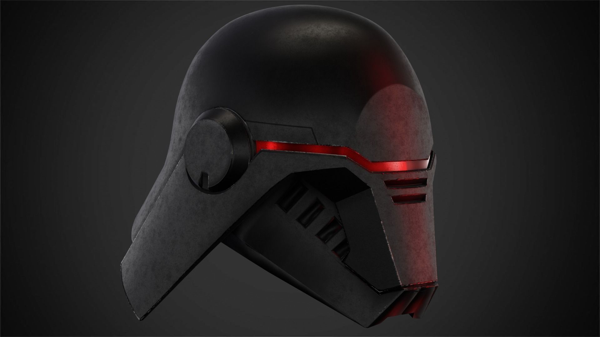 Second Sister Helmet for Cosplay 3D print model_2