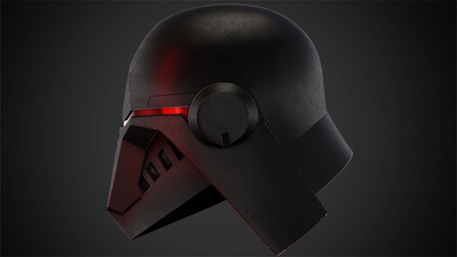 Second Sister Helmet for Cosplay 3D print model_7