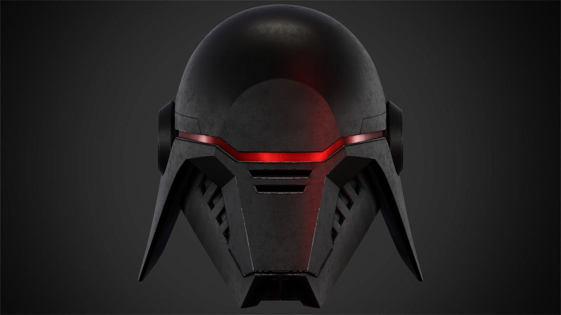 Second Sister Helmet for Cosplay 3D print model_3