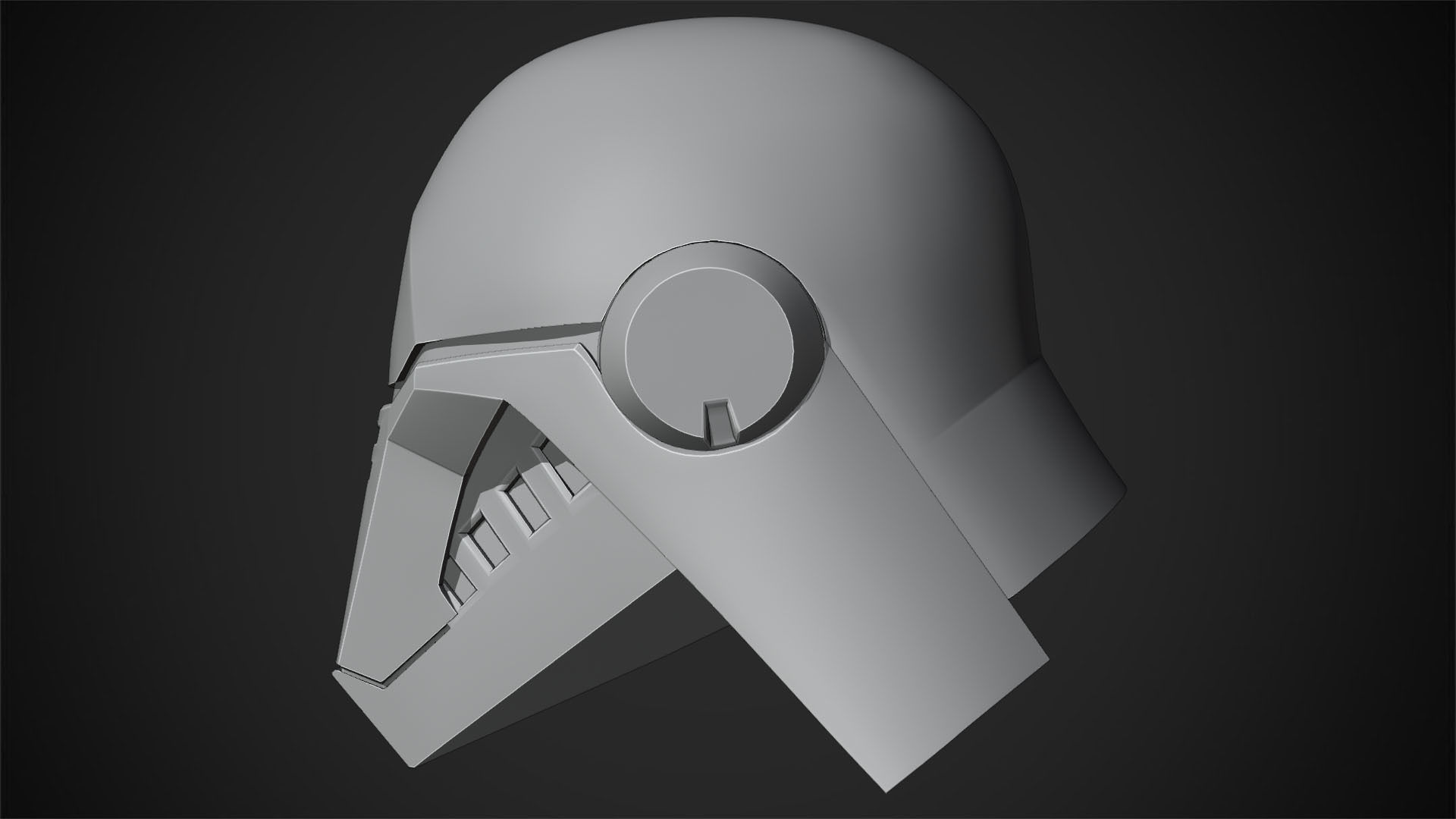 Second Sister Helmet for Cosplay 3D print model_15