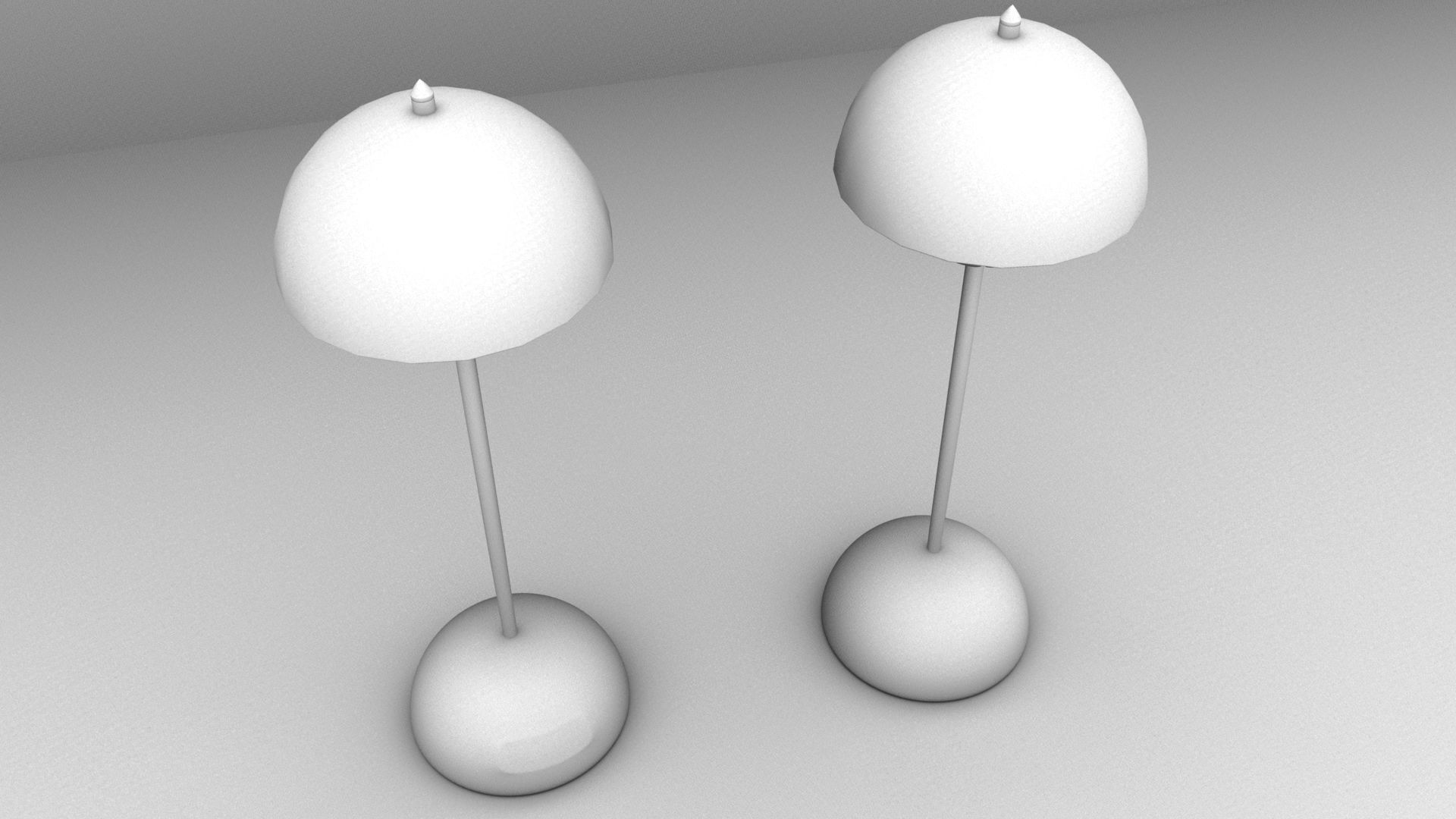 Bluetooth Table Lamp Low-poly 3D model_1