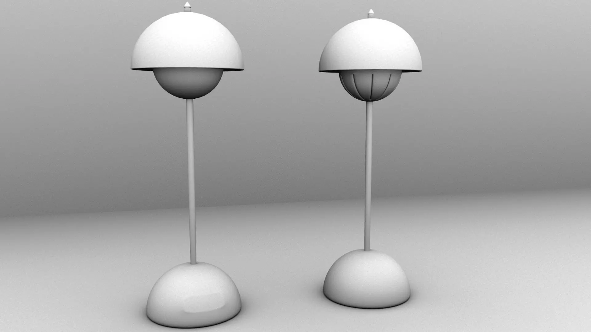 Bluetooth Table Lamp Low-poly 3D model_0