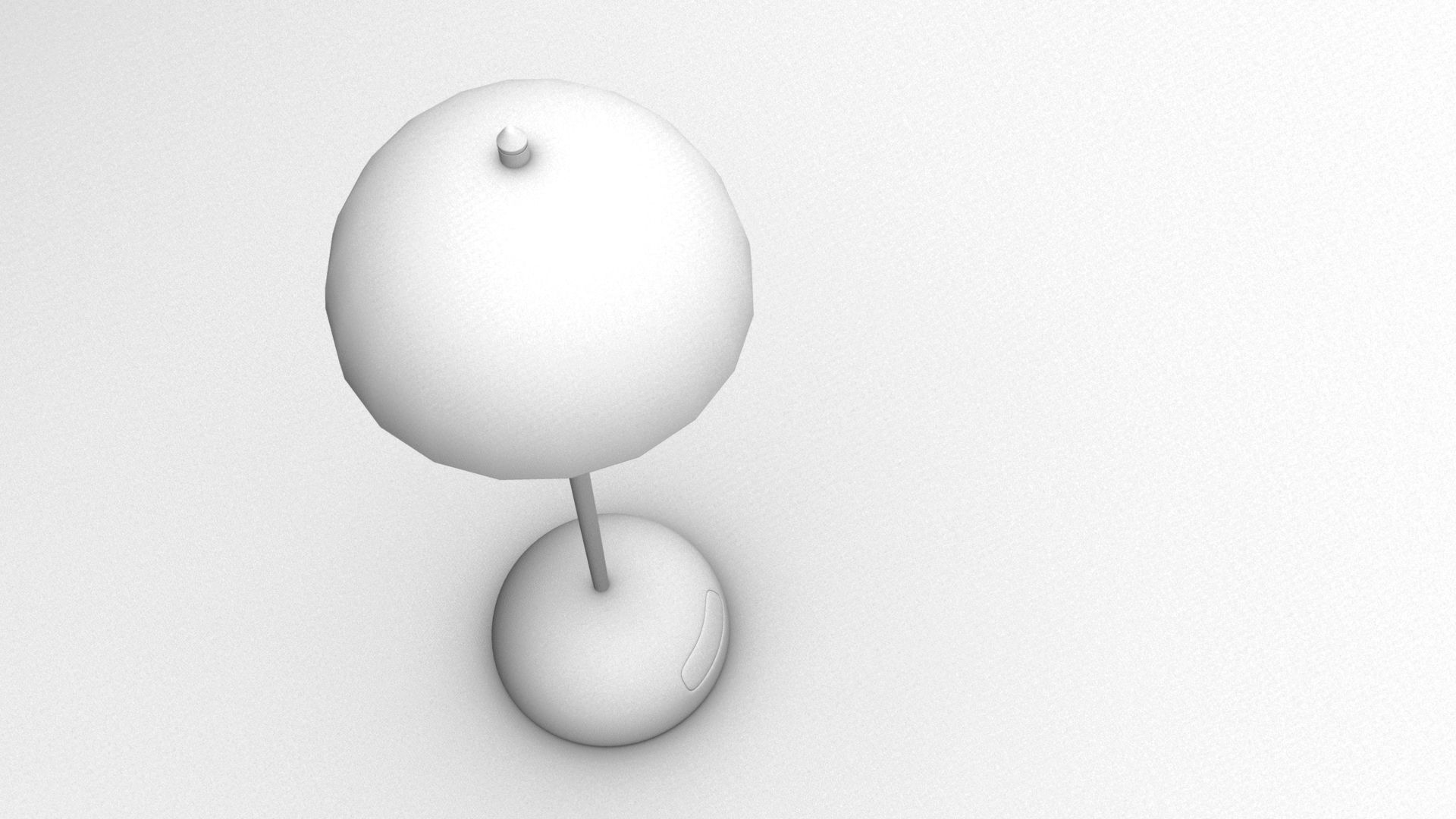 Bluetooth Table Lamp Low-poly 3D model_16