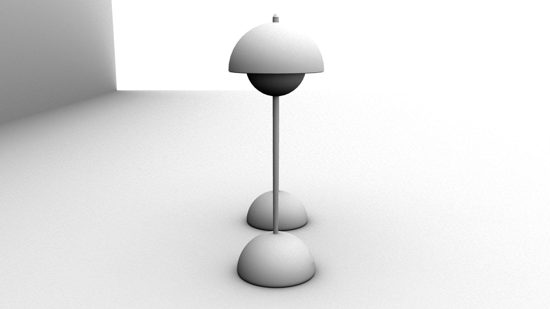 Bluetooth Table Lamp Low-poly 3D model_11