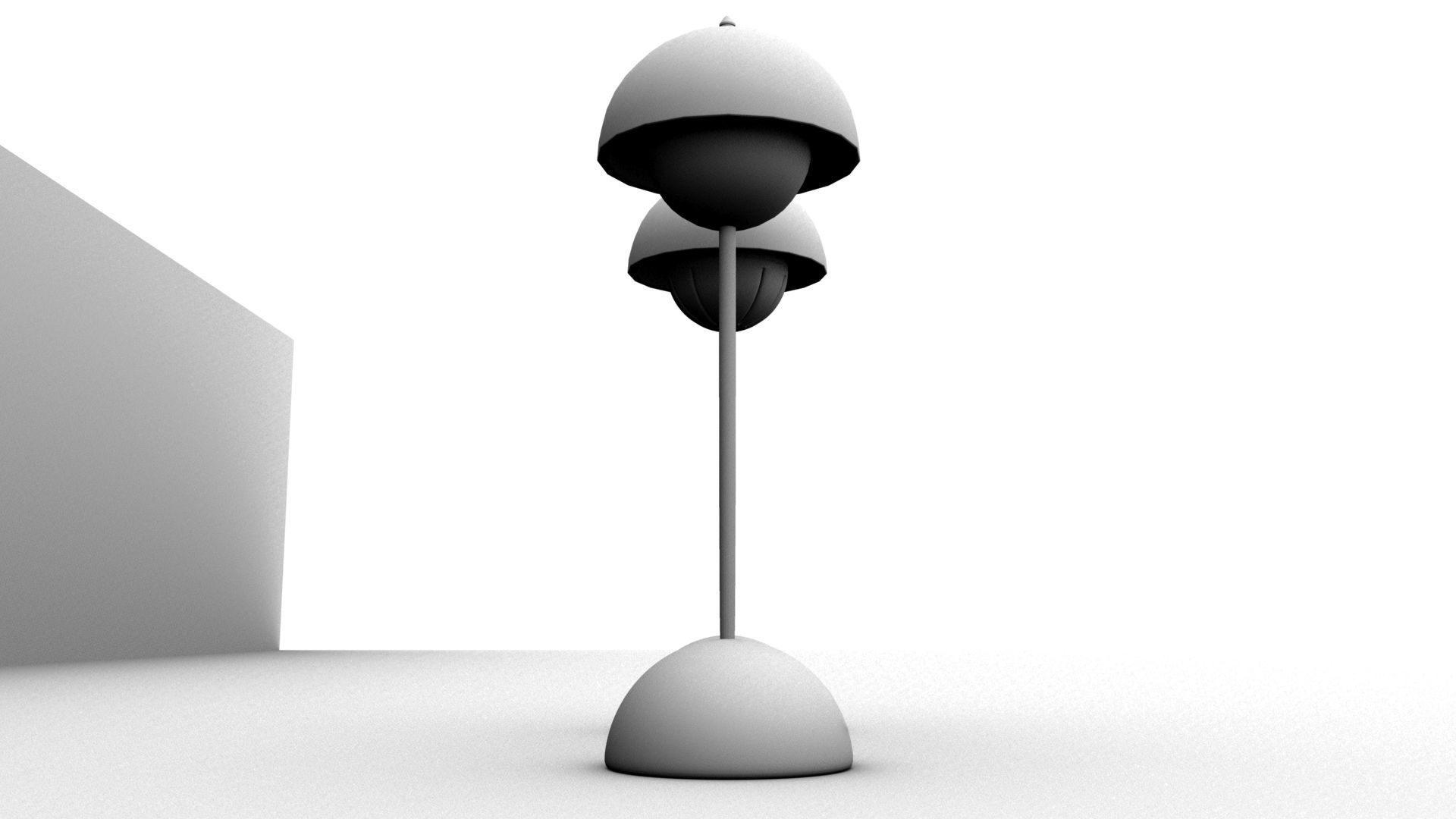 Bluetooth Table Lamp Low-poly 3D model_10