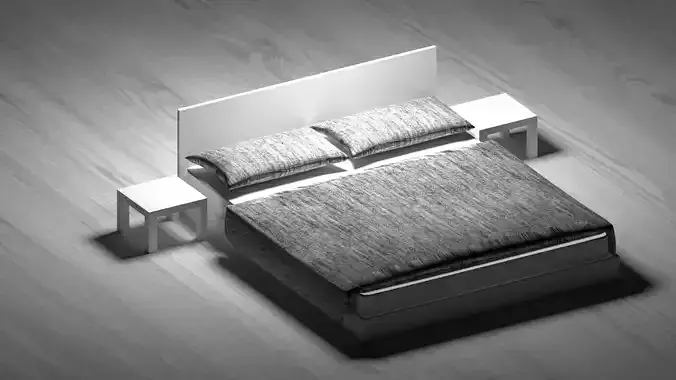 Bed - Autodesk 3ds Max