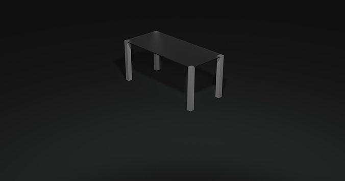 glass table 3D model