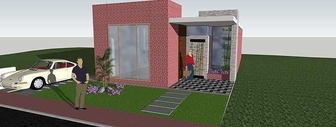 Vivienda de 84 m2  3D model