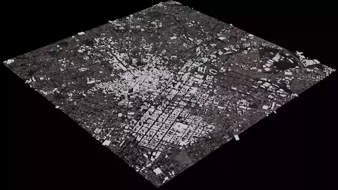 Curitiba - Brazil 3D model