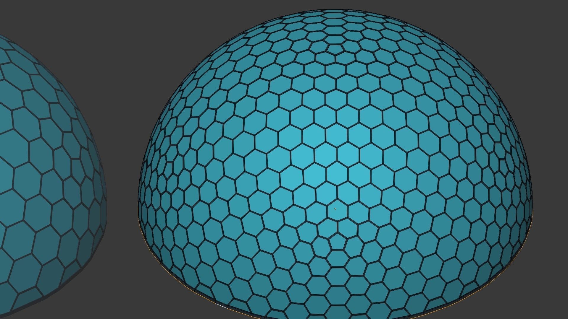 Geodesic Domes  Low-poly 3D model_17