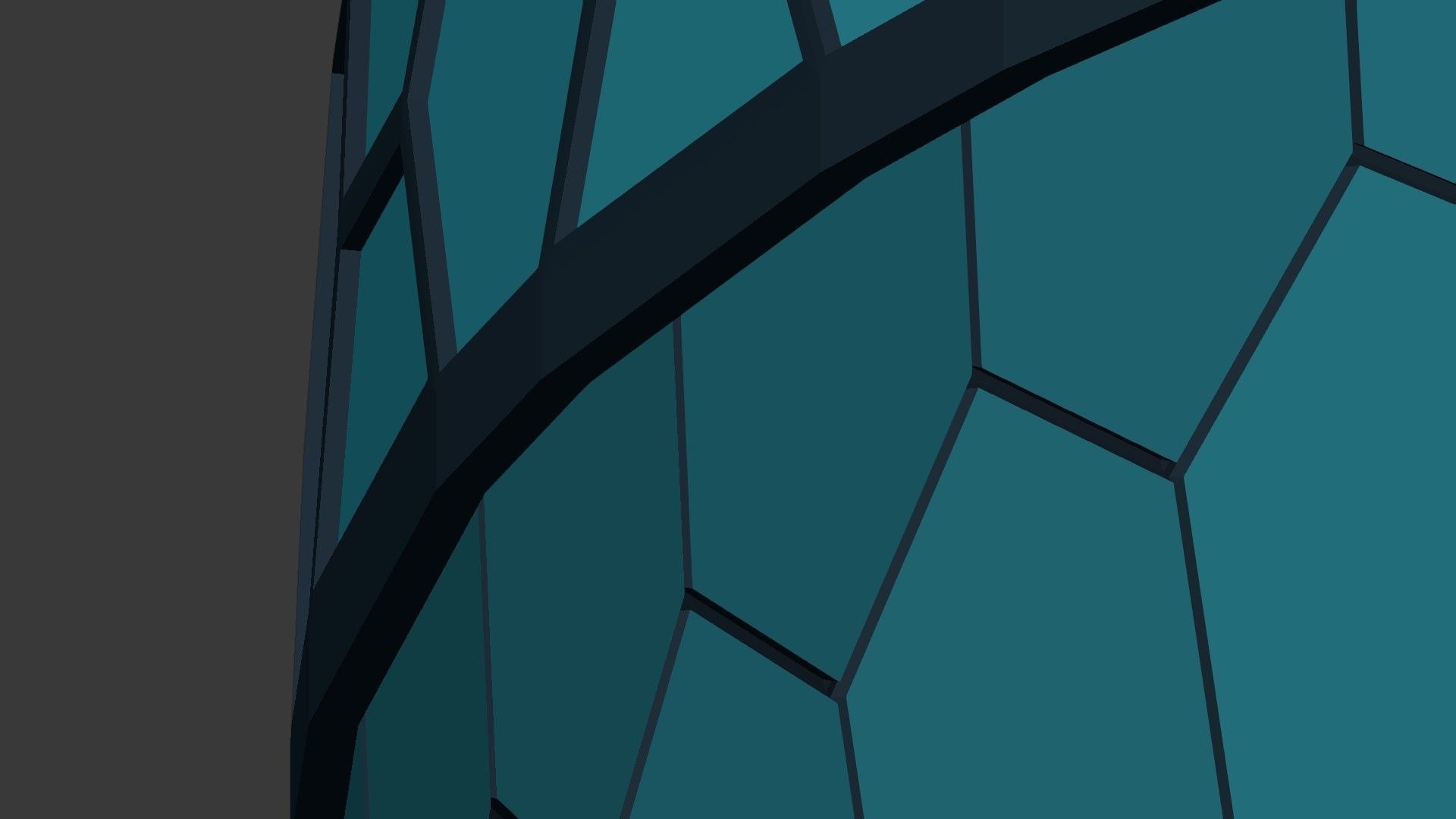 Geodesic Domes  Low-poly 3D model_19