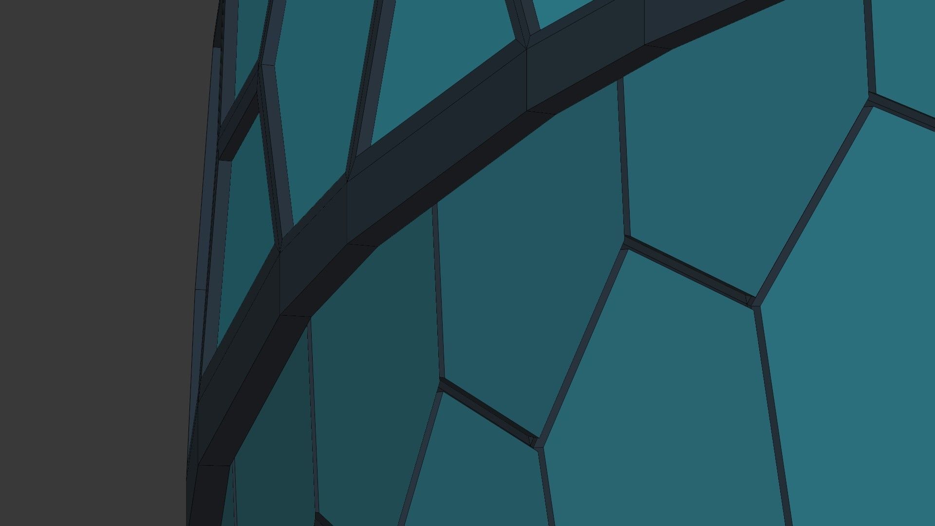 Geodesic Domes  Low-poly 3D model_20