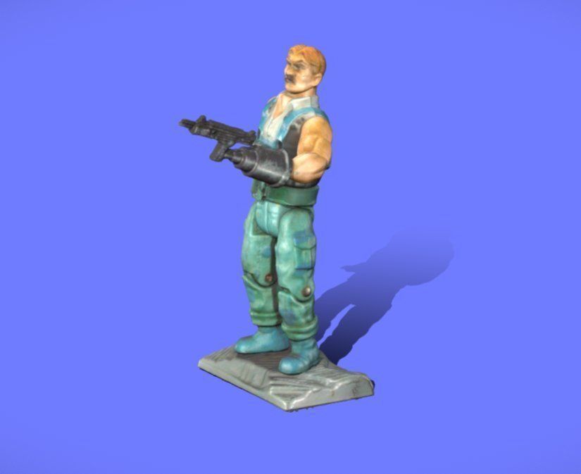 VINTAGE FIGURE TOY 001 - 3D SCAN 3D print model_1