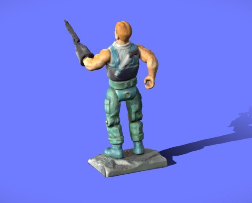 VINTAGE FIGURE TOY 001 - 3D SCAN 3D print model_2