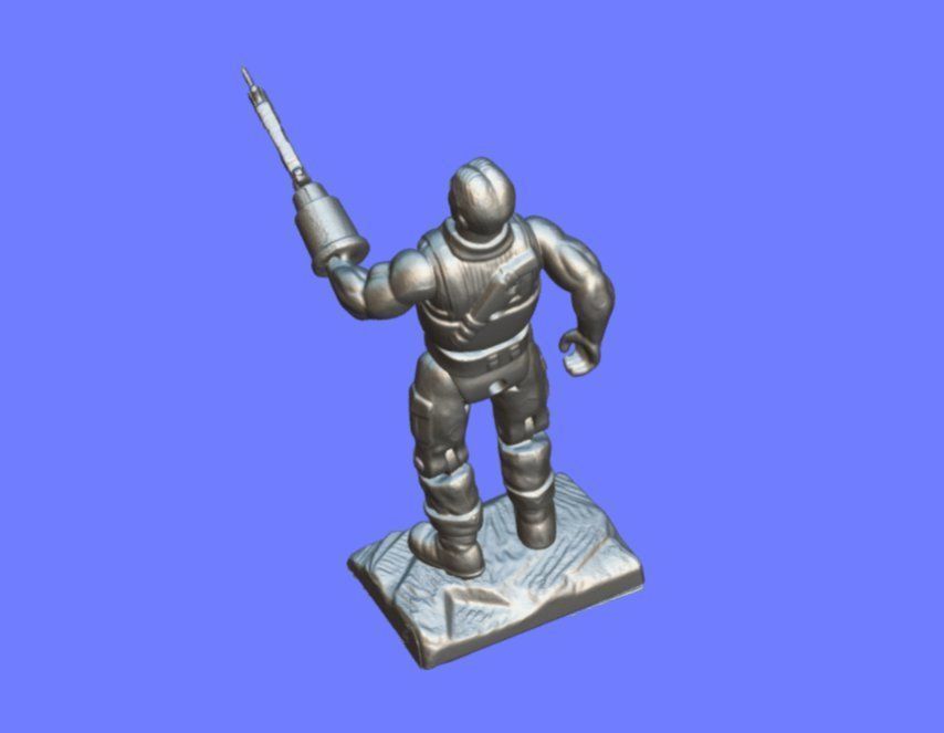 VINTAGE FIGURE TOY 001 - 3D SCAN 3D print model_8