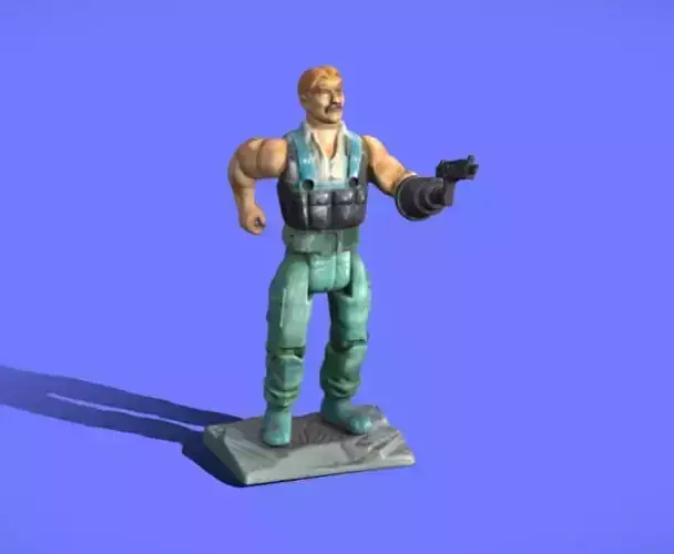 VINTAGE FIGURE TOY 001 - 3D SCAN