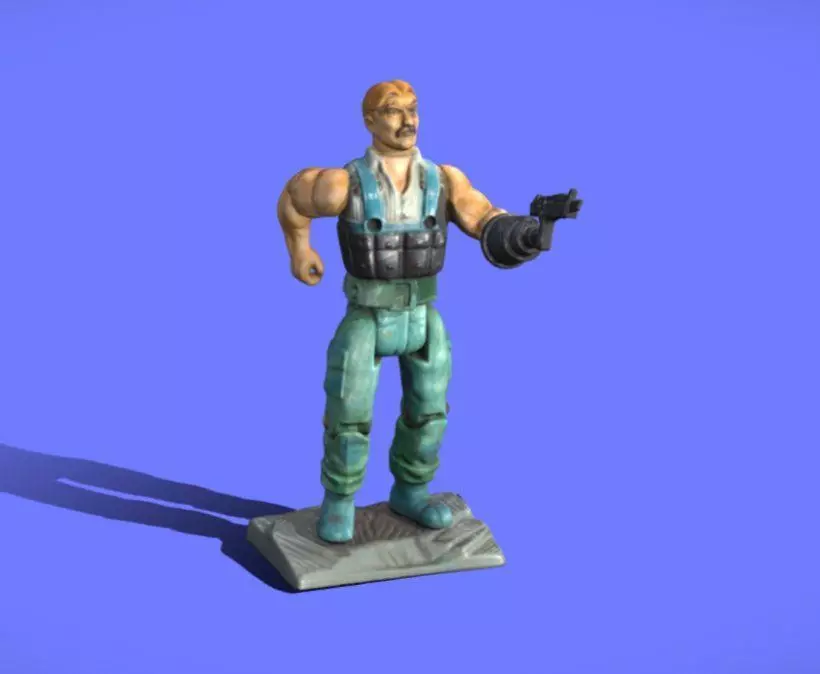 VINTAGE FIGURE TOY 001 - 3D SCAN 3D print model_0