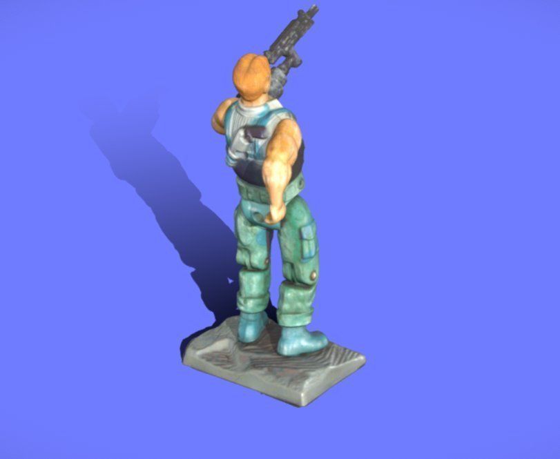 VINTAGE FIGURE TOY 001 - 3D SCAN 3D print model_3