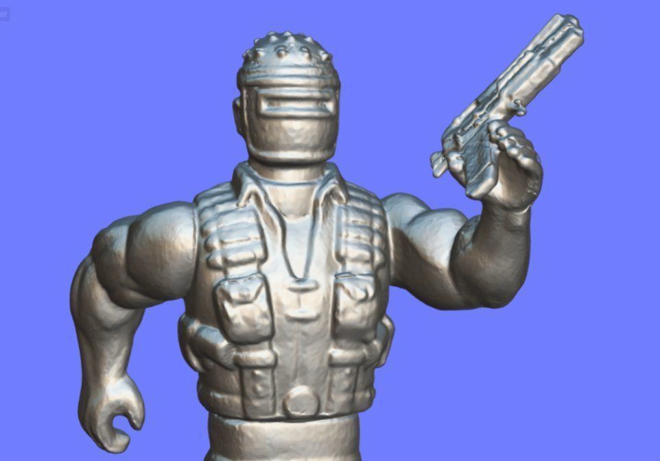 VINTAGE FIGURE TOY 003 - 3D SCAN 3D print model_6