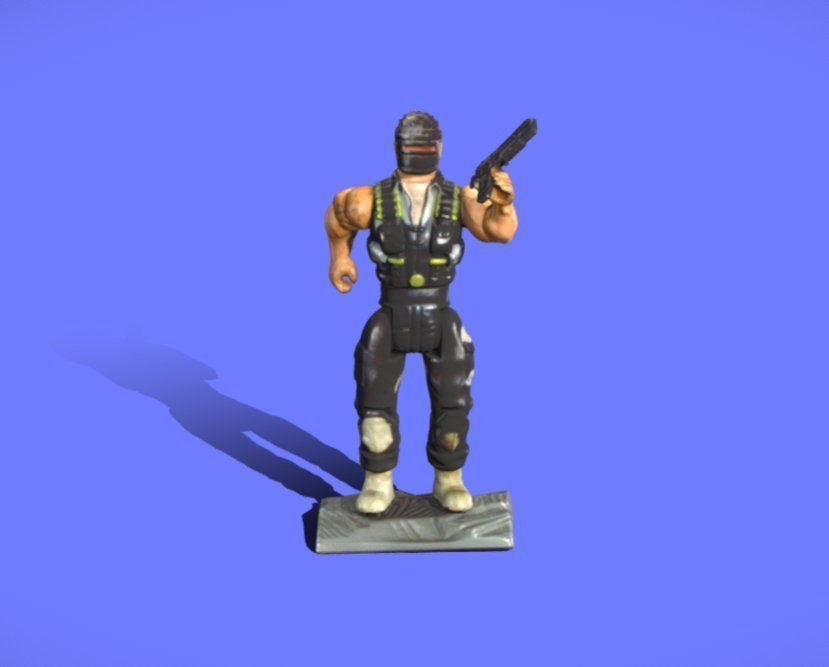 VINTAGE FIGURE TOY 003 - 3D SCAN 3D print model_1