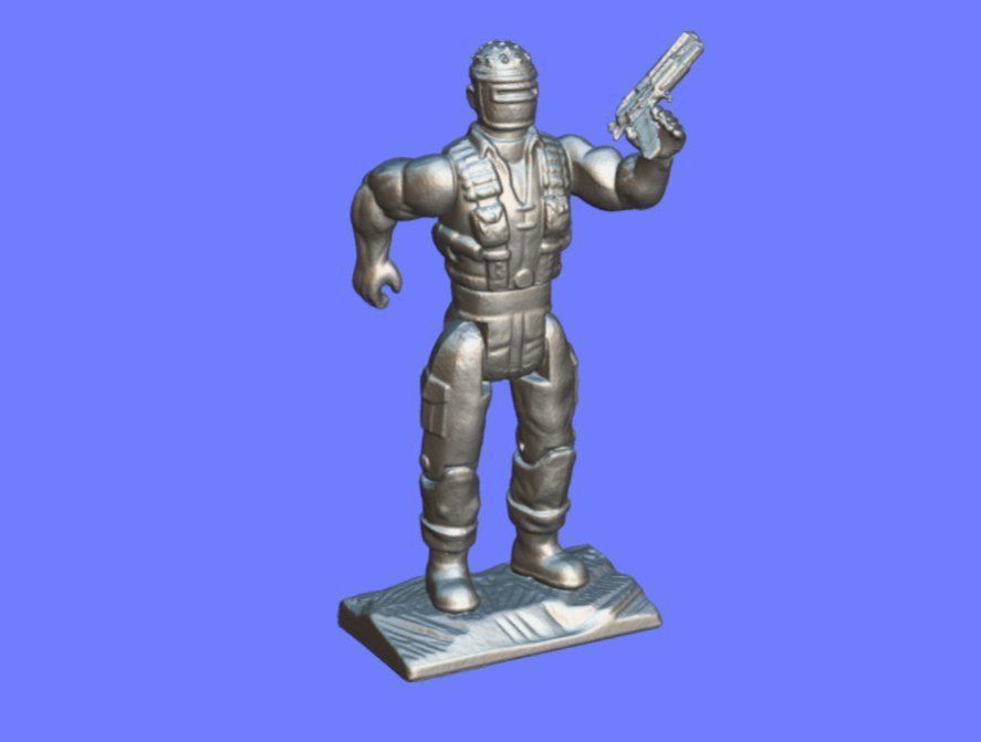 VINTAGE FIGURE TOY 003 - 3D SCAN 3D print model_7