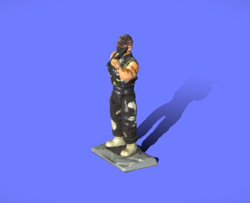 VINTAGE FIGURE TOY 003 - 3D SCAN 3D print model_2