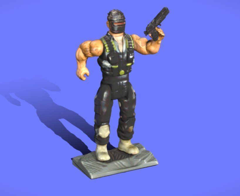 VINTAGE FIGURE TOY 003 - 3D SCAN 3D print model_5
