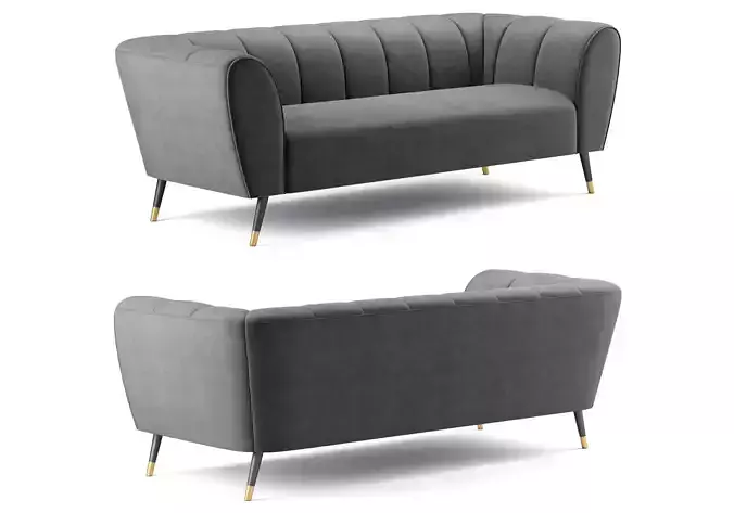 Beaumont Velvet Sofa Meridian Furniture