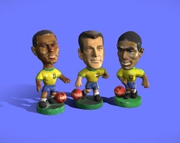 VINTAGE SOCCER MINI FIGURES - 3D SCAN  3D print model