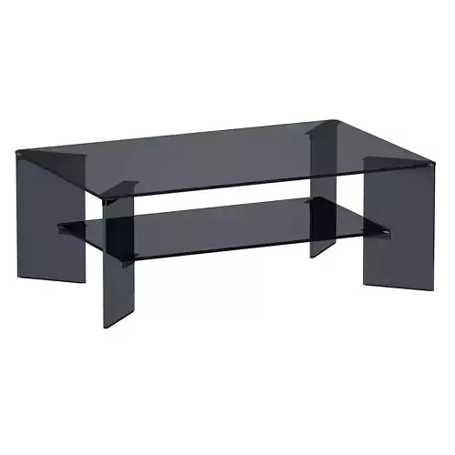 Miseur Rectangular Glass Coffee Table Crate and Barrel 3D model