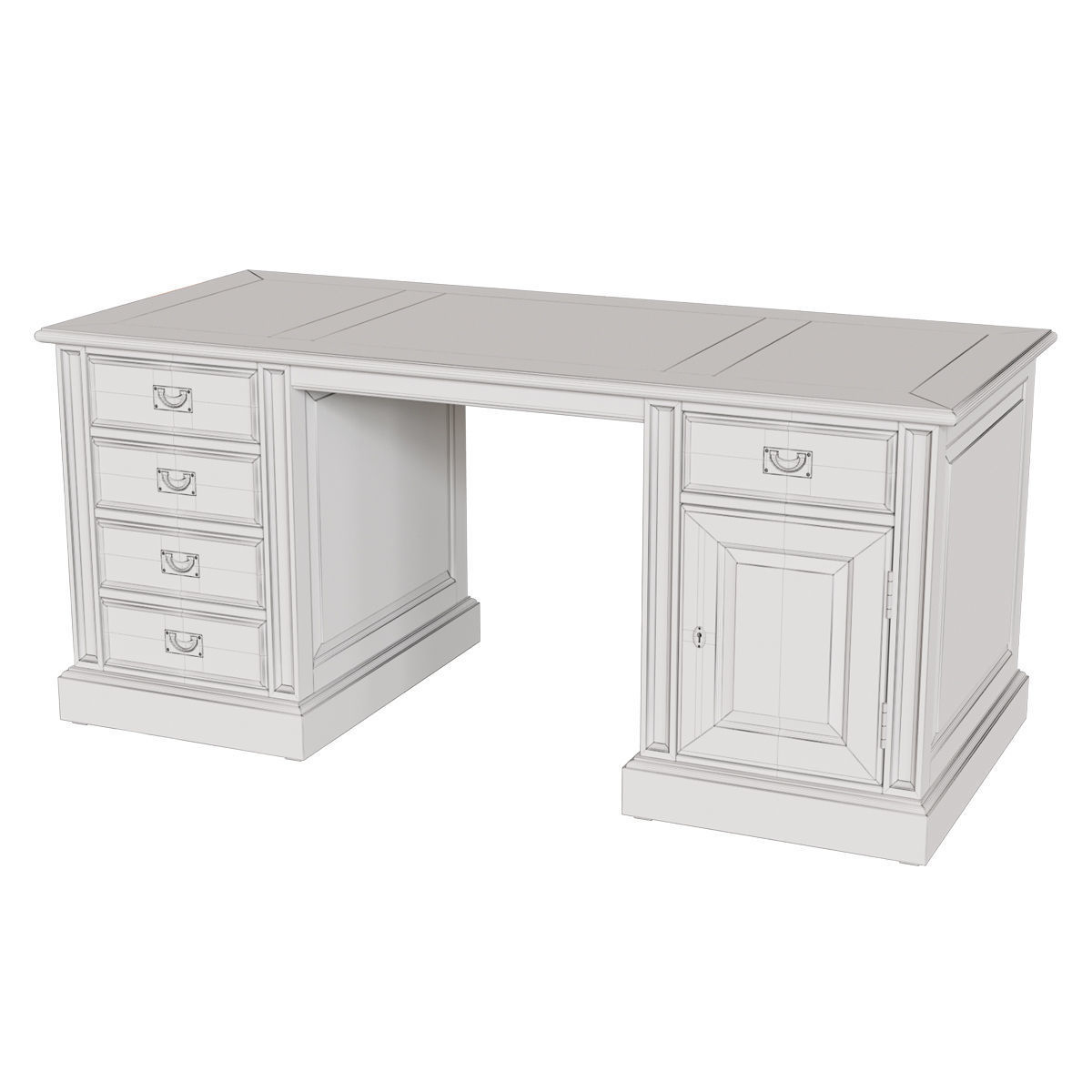 Lehome T120 Writing Desk 3D model_6