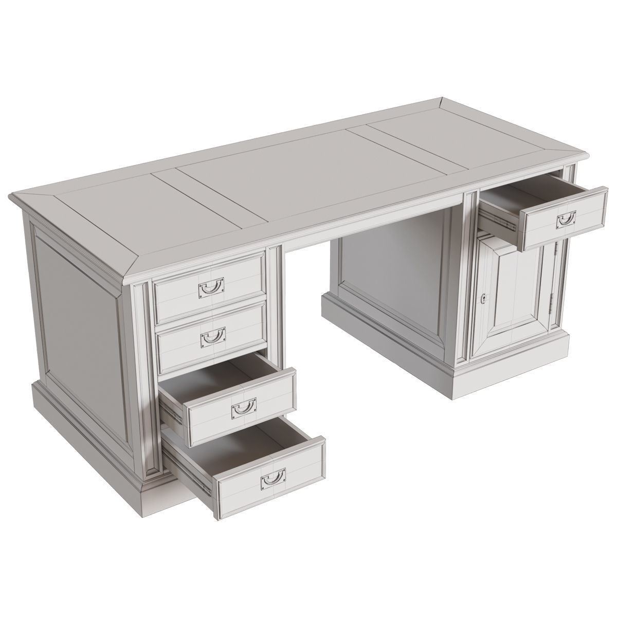 Lehome T120 Writing Desk 3D model_7