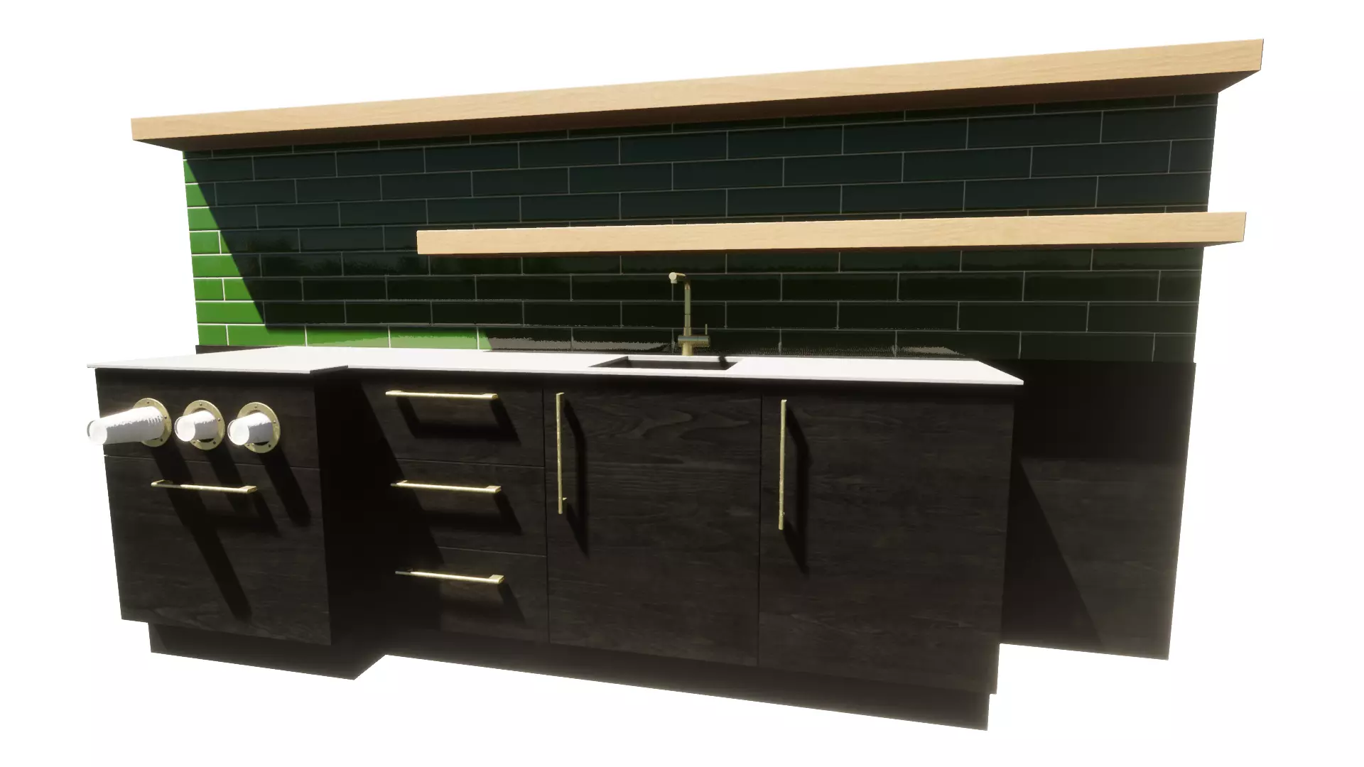 Pantry coffee corner 3D model_0