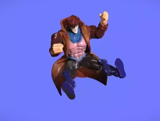 90s Figure Bootleg Gambit - 3D SCAN